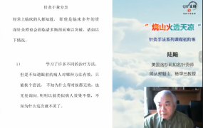 陆飚：“烧山火透天凉”针灸手法系列课程（初阶班）